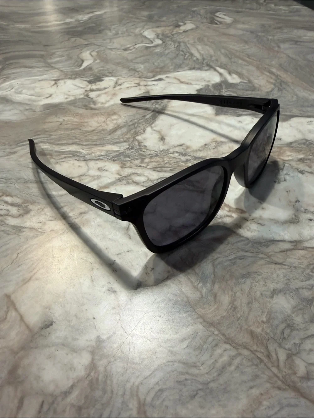 Oakley Ojector Men’s Black Frame Sunglasses with Dark Grey Lenses